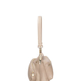 Borsa a spalla da donna Vera pelle 07147-D05 CAPPUCCINO Roberta Rossi