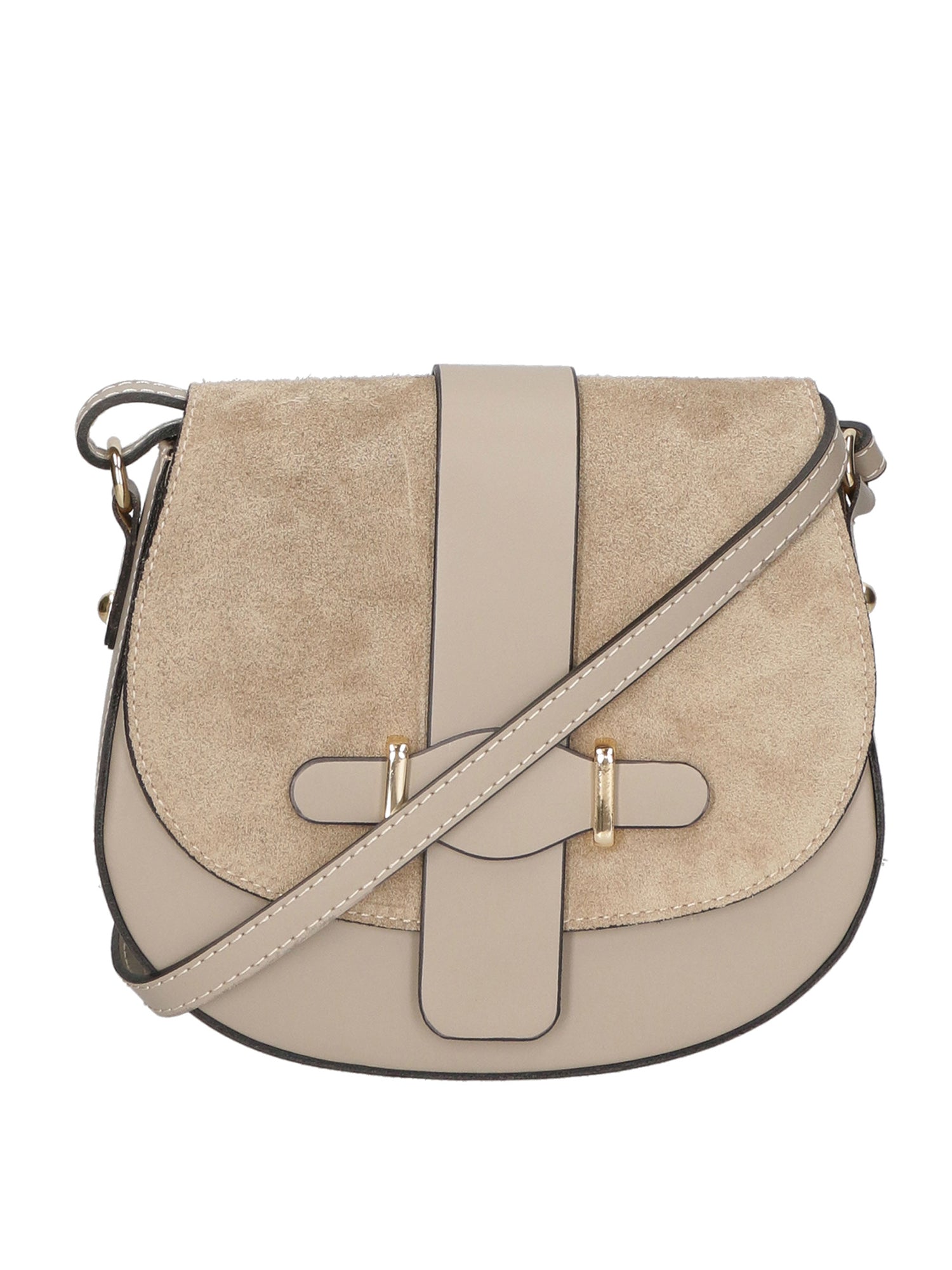 Carola Borsa a tracolla da donna Vera pelle 10036-L134 TAUPE SCURO Gave Lux
