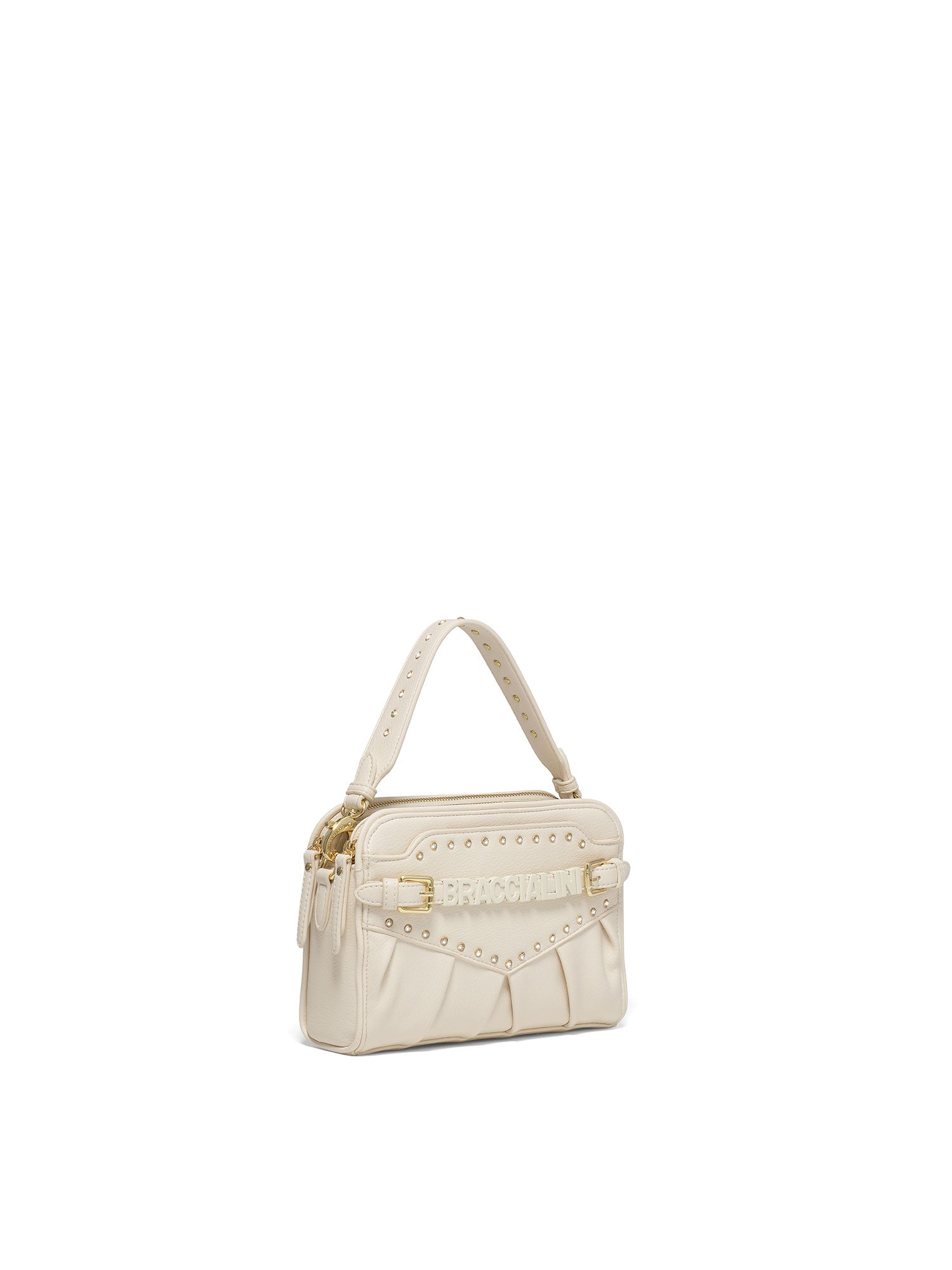 Seraphina Ultra Borsa a tracolla da donna 100% poliuretano B17130-BEIGE Braccialini