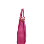 Borsa a mano da donna Misto pelle e tessuto 07149-D517 UVA Roberta Rossi