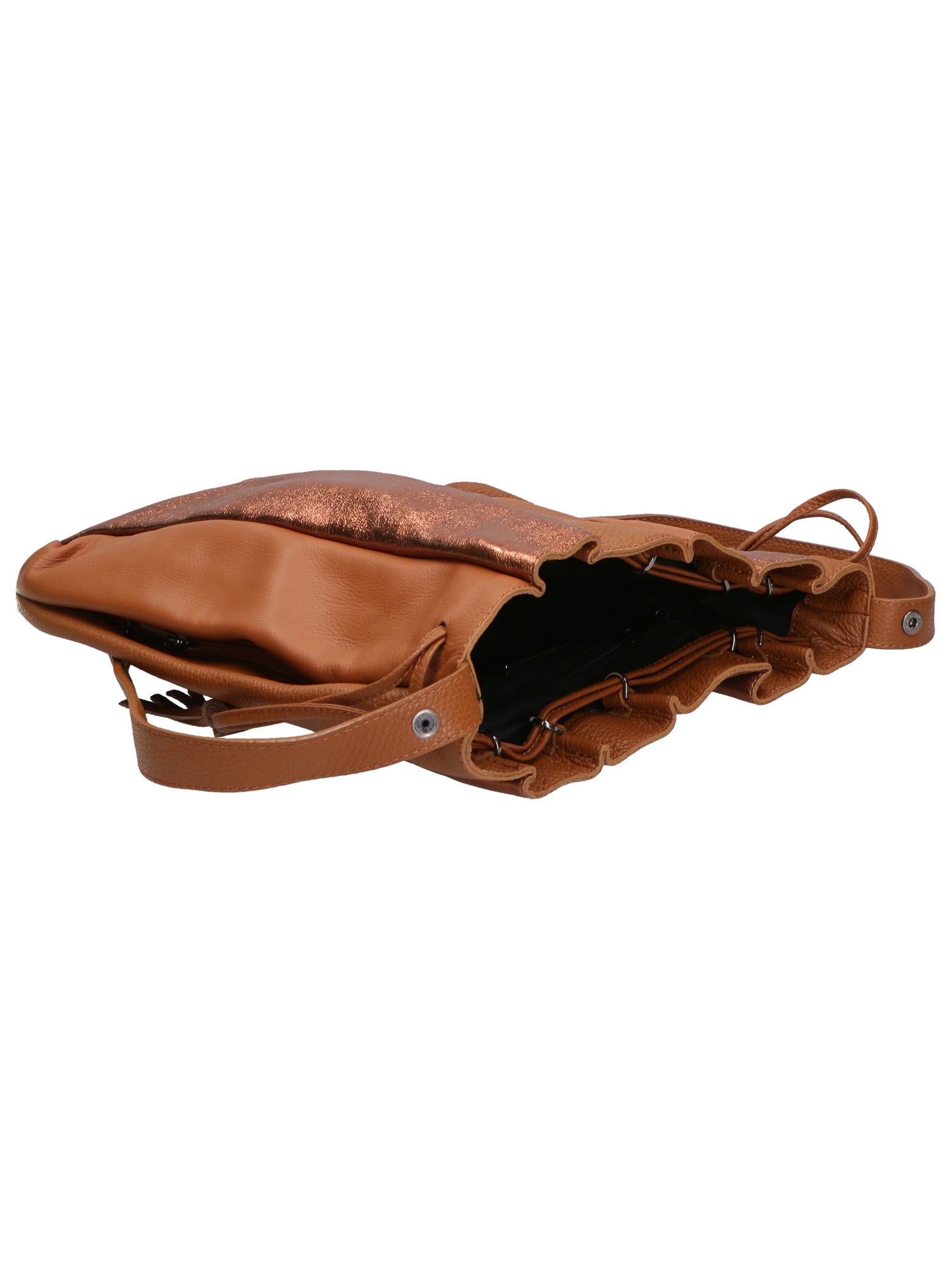 Nunzia Borsa a spalla da donna Vera pelle 576042-CUOIO COGNAC Gave Lux
