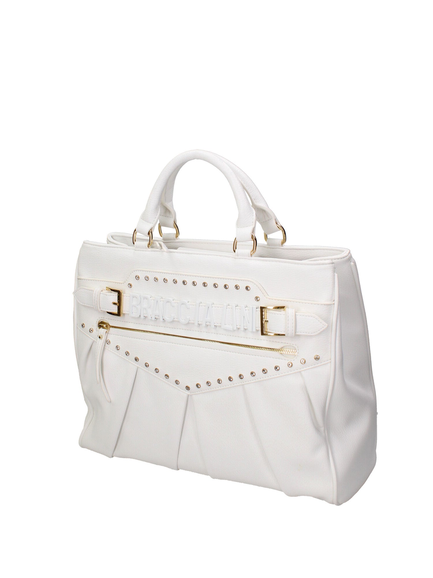 Ameliae Borsa a mano da donna 100% poliuretano B17133-BIANCO Braccialini