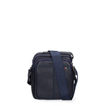 Borsa a tracolla uomo 100% pelle PU PCL3056-BLUE Northampton Polo Club
