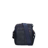 Borsa a tracolla uomo 100% pelle PU PCL3056-BLUE Northampton Polo Club