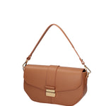 Borsa a spalla da donna Vera pelle 07229-L125 CAMEL Roberta Rossi