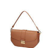 Borsa a spalla da donna Vera pelle 07229-L125 CAMEL Roberta Rossi