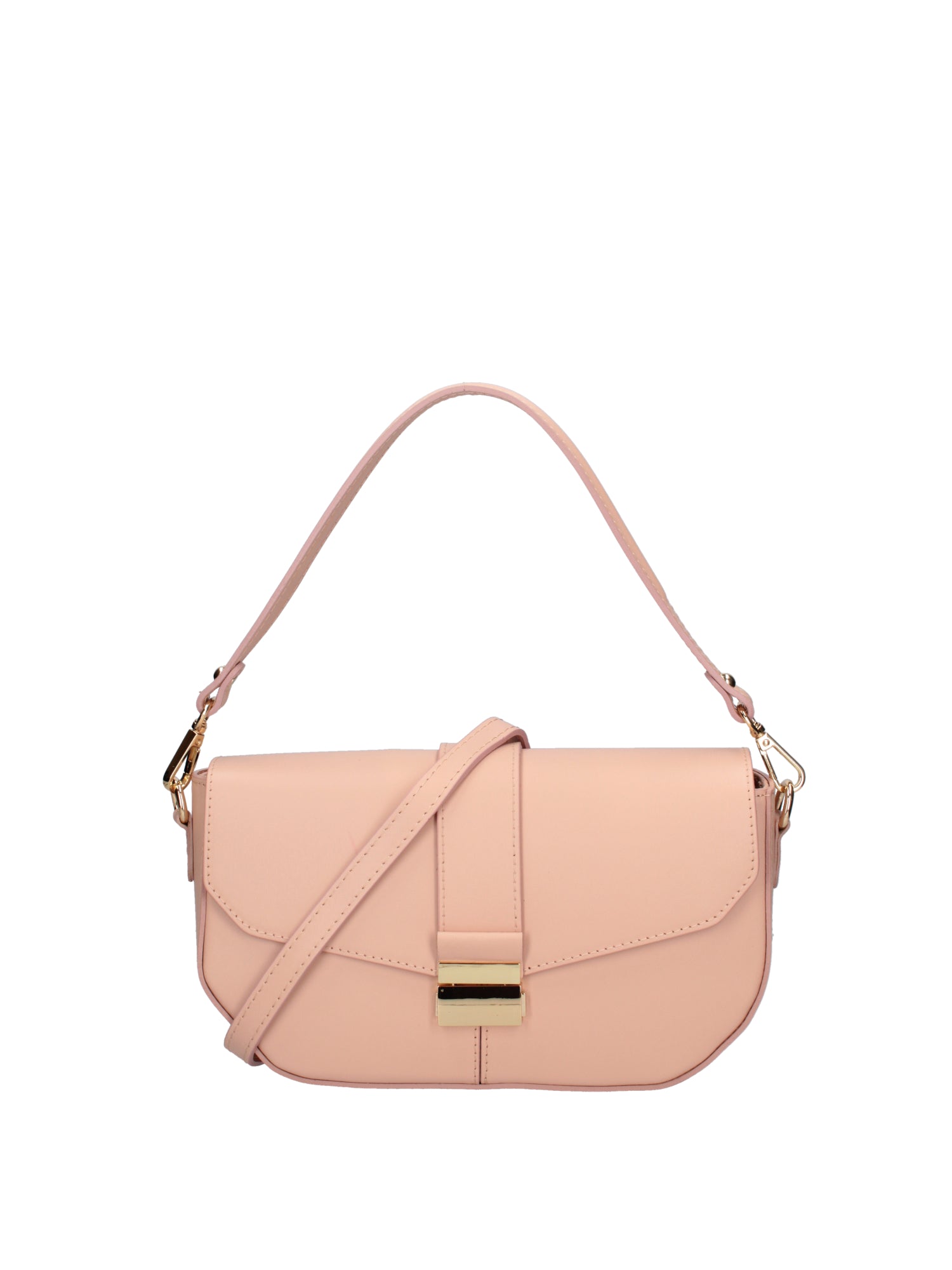 Borsa a spalla da donna Vera pelle 07229-L805 LILLA Roberta Rossi