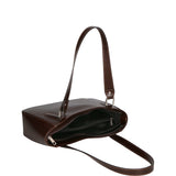 Eva Borsa a spalla da donna Vera pelle 9024-TMORO DARK BROWN Gave Lux