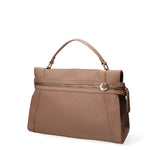 Borsa a mano da donna Ecopelle e poliestere 603-3-TAUPE Diana&co