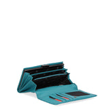 Portafoglio donna in vera pelle Casual 455-130-TURCHESE Pierre Cardin