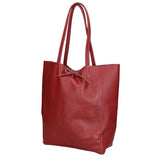 Valentina Borsa a mano da donna 100% pelle 06733-D10 ROSSO SCURO Gave Lux