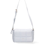 Borsa a spalla da donna Ecopelle DC3323-1-LIGHTBLUE Diana&co