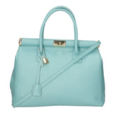 Aleria Borsa a mano da donna Vera pelle 8005-D80 ACQUA Gave Lux