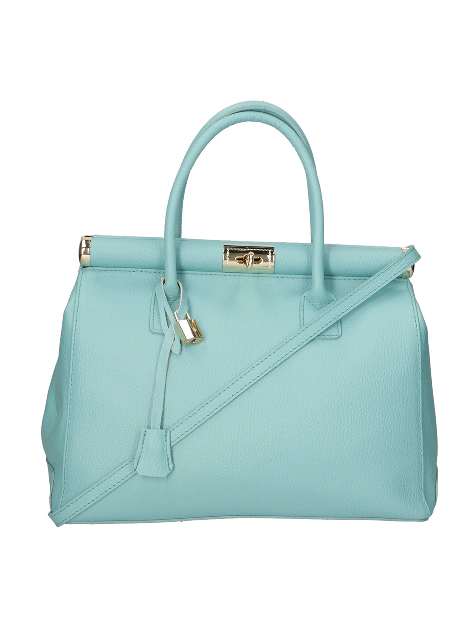 Aleria Borsa a mano da donna Vera pelle 8005-D80 ACQUA Gave Lux