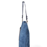 Borsa a spalla da donna Vera pelle 07312-D25 JEANS+L026 Roberta Rossi