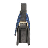 Aleide Borsa a mano da donna Vera pelle 04858-LEO P BLU Gave Lux