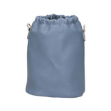 Angela Borsa a sacca da donna Vera pelle 05412-S41 CELESTE SCURO Gave Lux