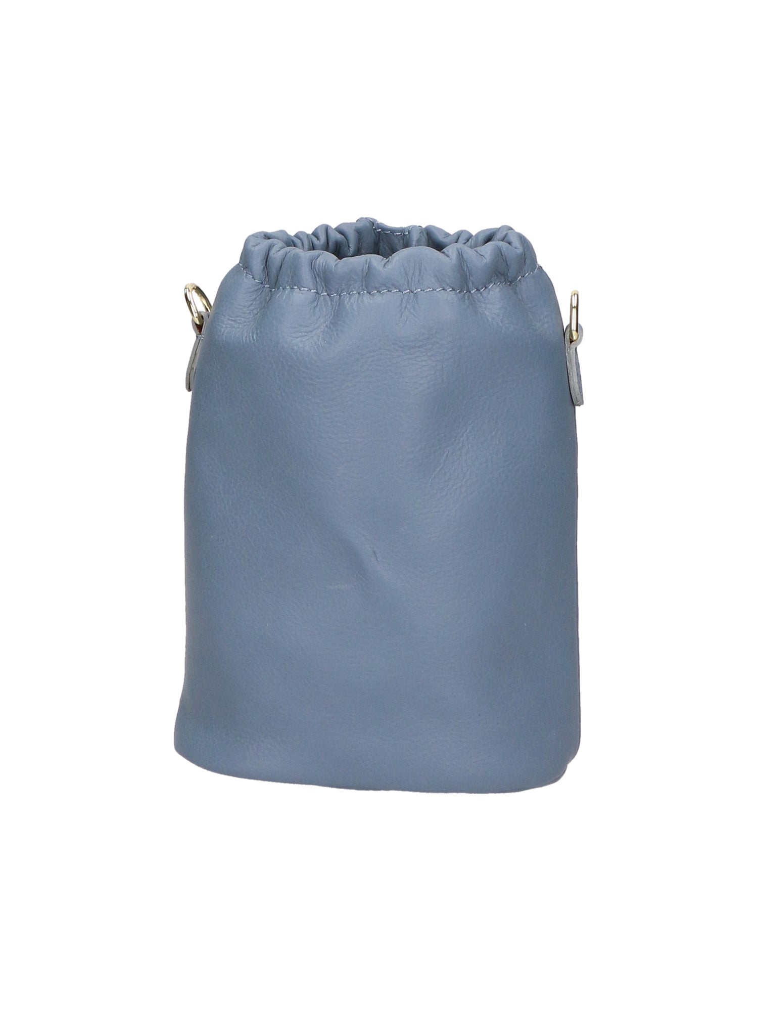 Angela Borsa a sacca da donna Vera pelle 05412-S41 CELESTE SCURO Gave Lux