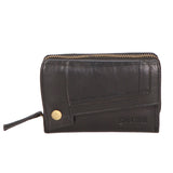 Portafoglio unisex in vera pelle 100% pelle di vacchetta SN2827647-BLACK Santini Firenze