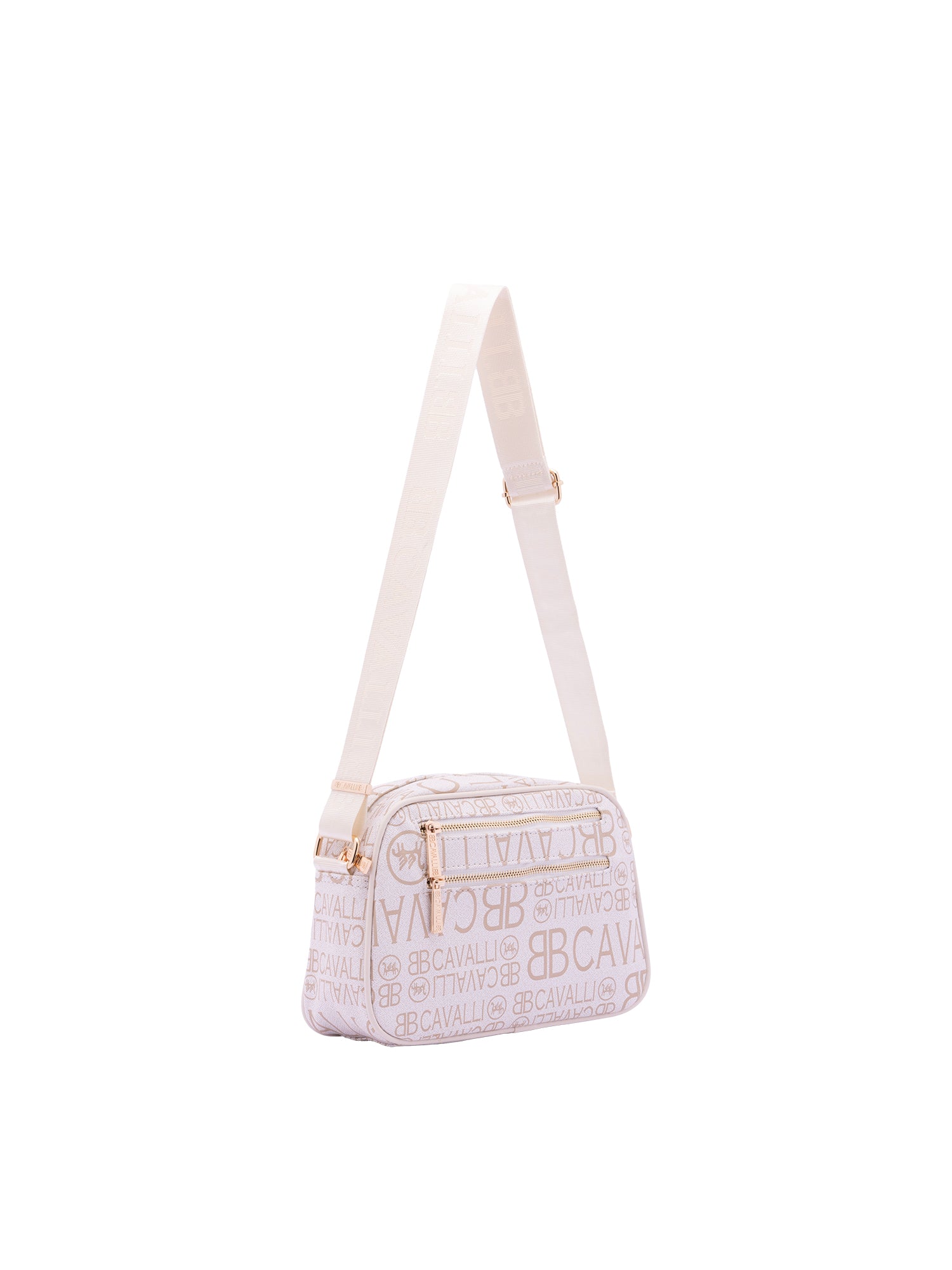 Borsa a tracolla da donna Ecopelle BC1362-OFF WHITE B Cavalli
