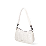 Borsa a spalla unisex Nylon e ecopelle F6716-2-IVORY David Jones