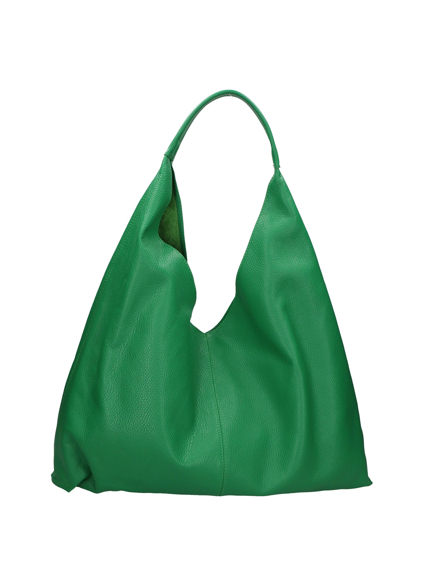 Ginger Borsa a spalla da donna Vera pelle 05788-D47 VERDE MELA Gave Lux