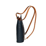 Chanel 3005-18 BLU 06 CUOIO Zaino da donna in vera pelle Gave Lux