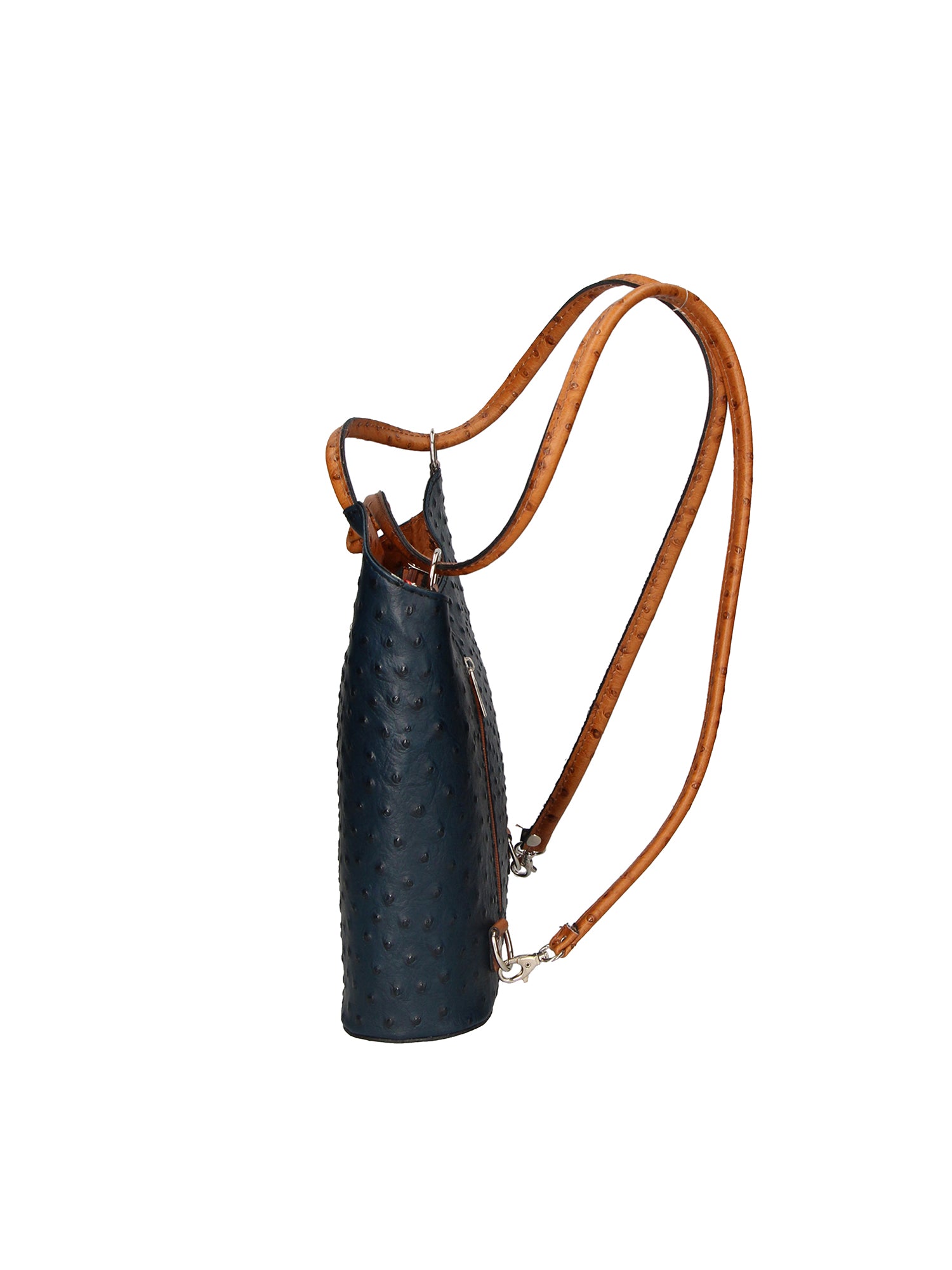 Chanel 3005-18 BLU 06 CUOIO Zaino da donna in vera pelle Gave Lux