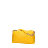 Borsa a spalla da donna Vera pelle 07141-D04 GIALLO Viola Castellani