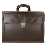 Cesare Borsa da lavoro uomo Vera pelle 7002-T.MORO Gave Lux