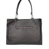 Borsa a mano da donna 100% vera pelle 07138-D28 NERO Roberta Rossi