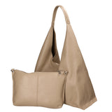 Ginger Borsa a spalla da donna Vera pelle 05788-D05 TAUPE Gave Lux