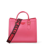 Borsa a mano da donna 100% Pvc FLAT-WOOD-M 24-CHERRY - GOLD Marc Ellis