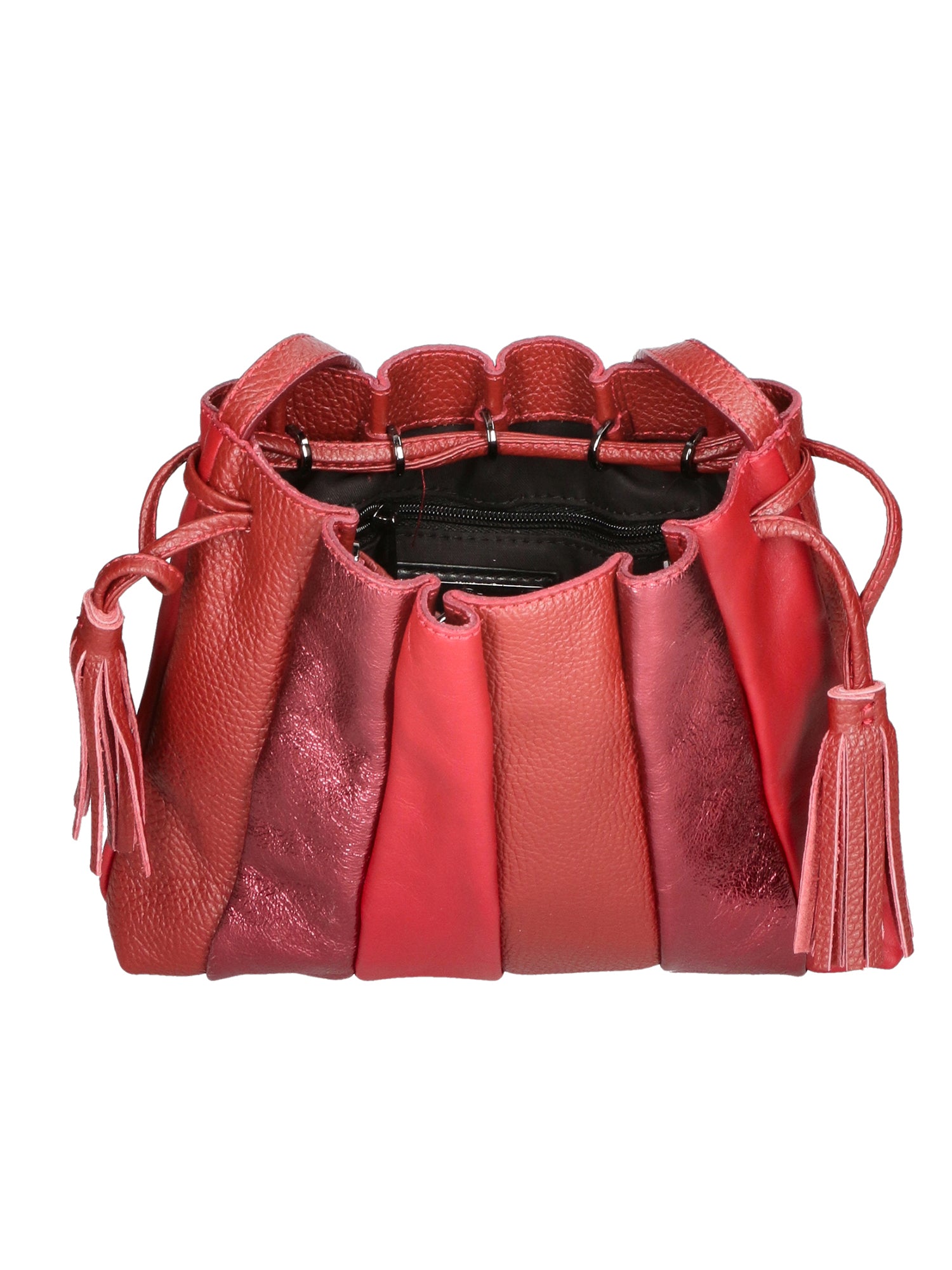 Elysia Borsa a spalla da donna Vera pelle 552043-ROSSO RED Gave Lux