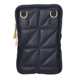 Anastasia Borsa a spalla da donna Vera pelle 05304-S24 BLU JEANS Gave Lux