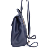 Zaino da donna in ecopelle Casual 635-2-NAVY BLUE Diana&co