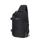 Unisex Textile Shoulder Bag Vegan Product 17.5x5.5x28 cm