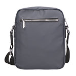 Borsa a tracolla uomo 100% PU Leather PCL3015-GREY-BLACK Northampton Polo Club