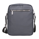 Borsa a tracolla uomo 100% PU Leather PCL3015-GREY-BLACK Northampton Polo Club