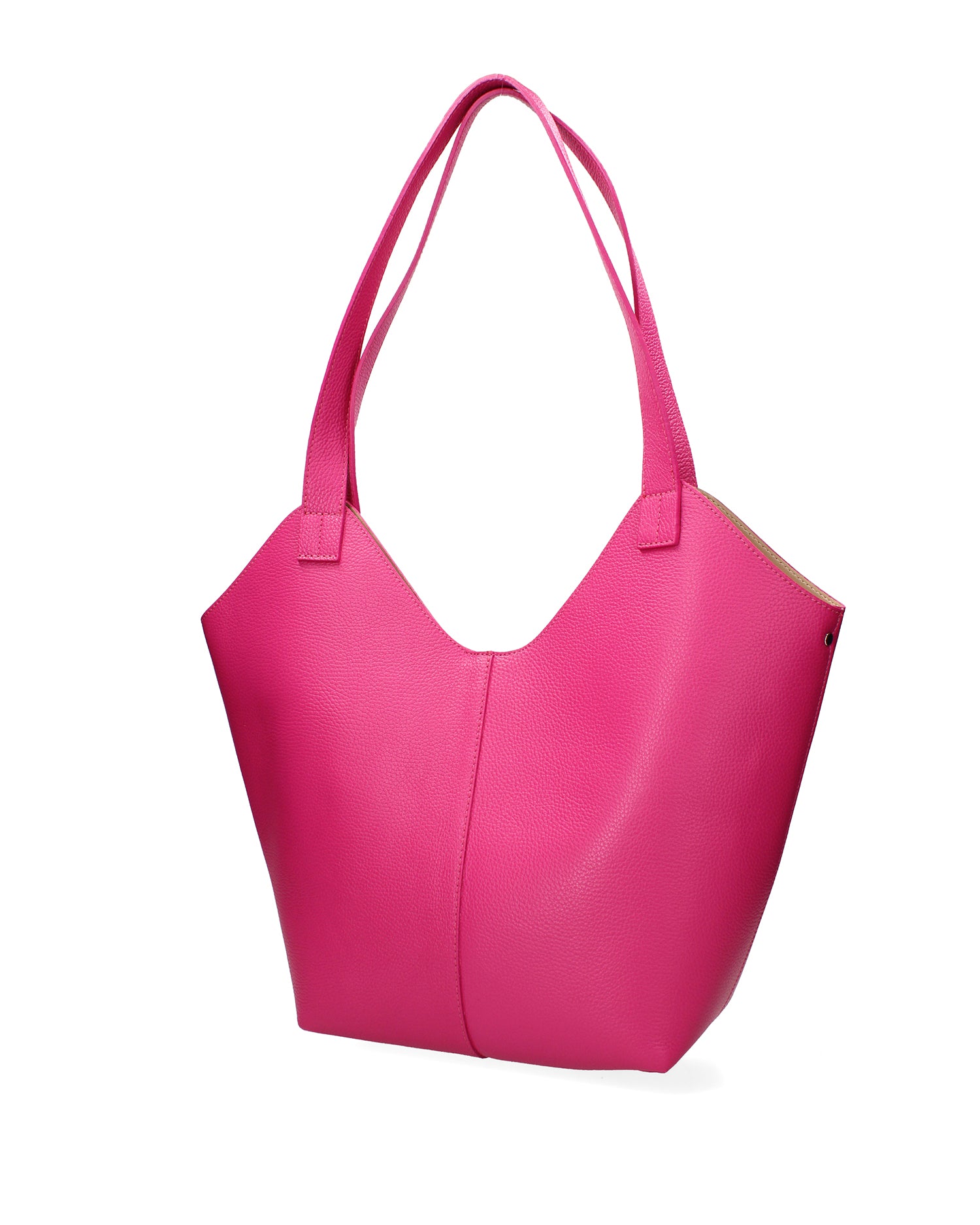 Borsa a mano da donna Vera pelle 07231-D02 FUXIA Roberta Rossi
