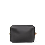 Borsa a tracolla da donna 100% Pvc FLAT-FLOWE-BLACK - LIGHT GOLD Marc Ellis