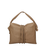 Borsa a spalla da donna Vera pelle 07172-S05 TAUPE CHIARO Viola Castellani