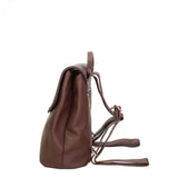 Zaino da donna in ecopelle Casual 640-2-CHOCOLATE Diana&co