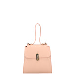 Borsa a mano da donna 100% pelle 07204-L805 LILLA Viola Castellani