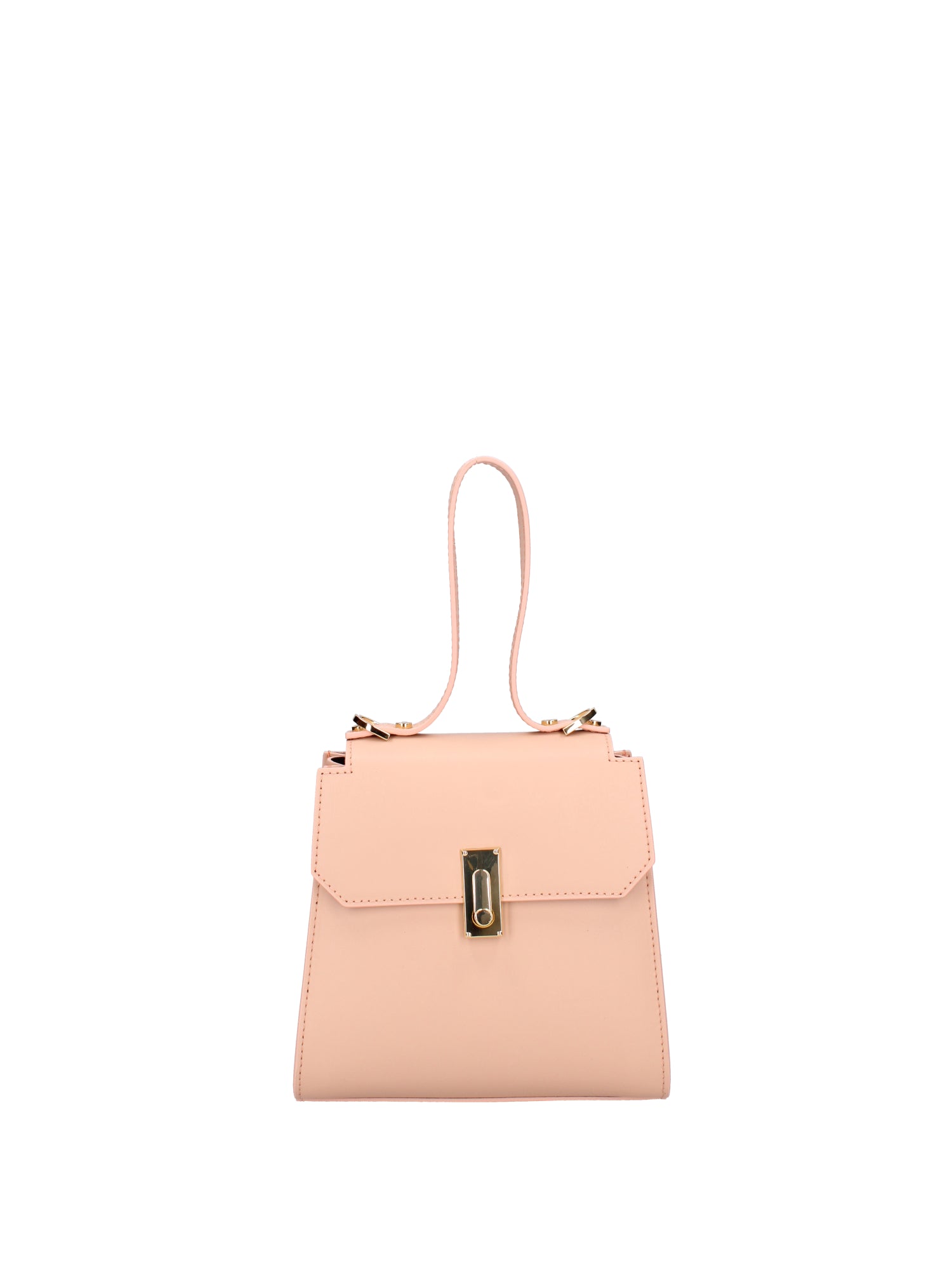 Borsa a mano da donna 100% pelle 07204-L805 LILLA Viola Castellani