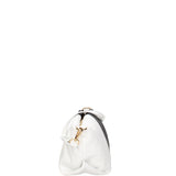 Borsa a spalla da donna Vera pelle 07165-BIANCO+D28 NERO Roberta Rossi