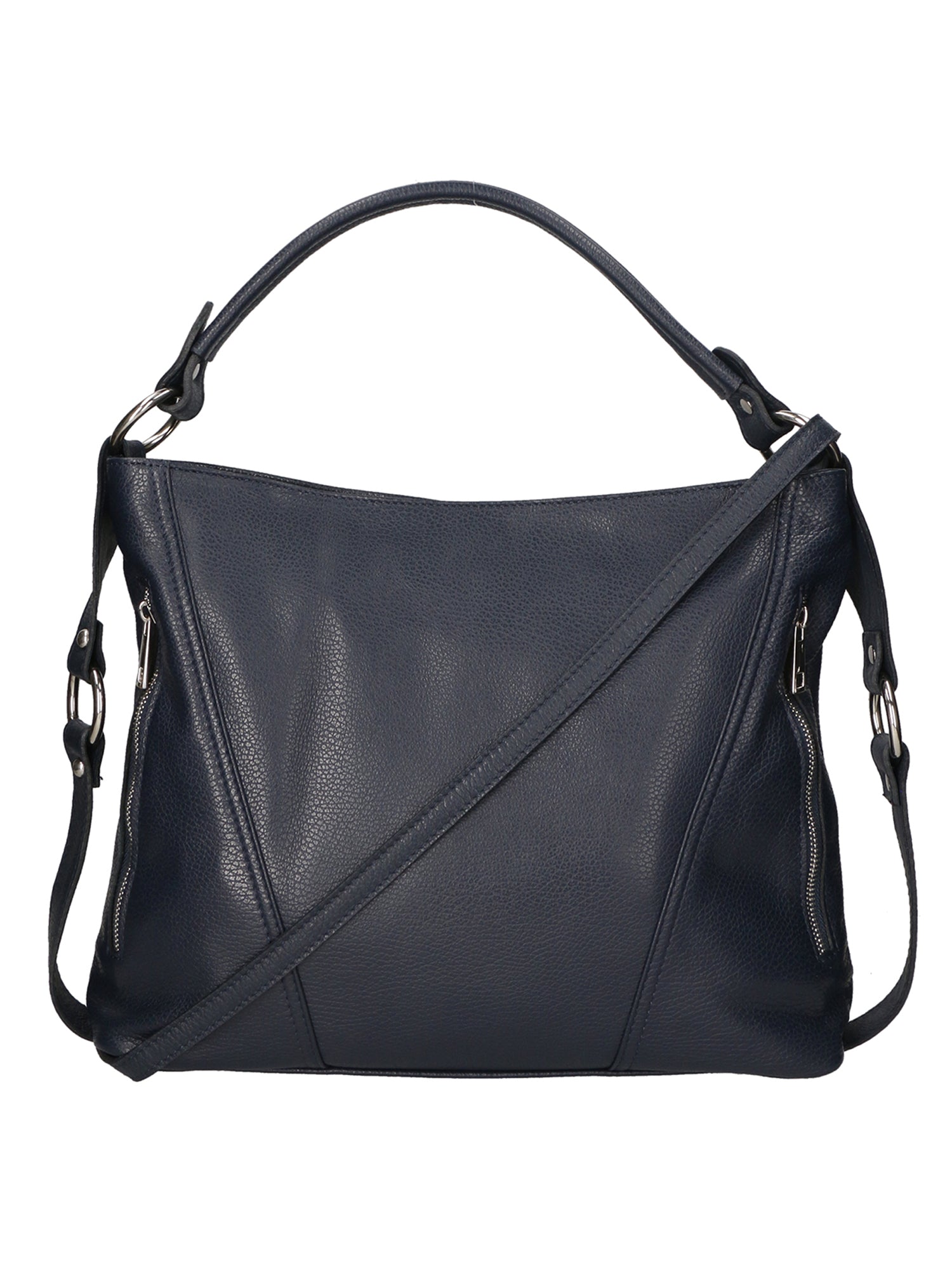 Emily Borsa a spalla da donna Vera pelle 80064-D26 BLU SCURO DARK BLUE Gave Lux