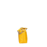 Borsa a spalla da donna Vera pelle 07141-D04 GIALLO Viola Castellani