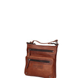 Borsa a tracolla da uomo Vera pelle RFID HILB-15118-T.MORO Hill Burry
