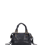 Erisia Borsa a spalla da donna Vera pelle 06091-013 BLU NAVY Gave Lux